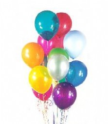  Batkent Ankara iek sat  19 adet karisik renkte balonlar 