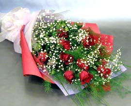 10 adet kirmizi gül çiçegi gönder  Batıkent Ankara anneler günü çiçek yolla  