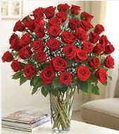Cam vazoda 51 kırmızı gül süper indirimde  Batıkent Ankara uluslararası çiçek gönderme  