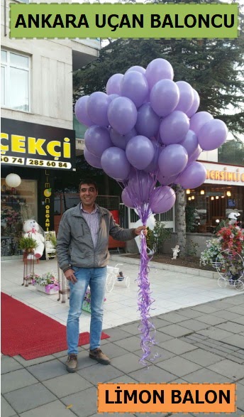 Ankara 50 adet istenilen renkte uan balon  Batkent Ankara ucuz iek gnder 
