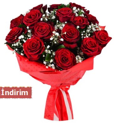 12 Adet kırmızı aşk gülleri  Batıkent Ankara çiçek satışı  