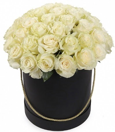 33 adet beyaz gül özel kutuda isteme çiçeği  Batıkent Ankara internetten çiçek satışı 